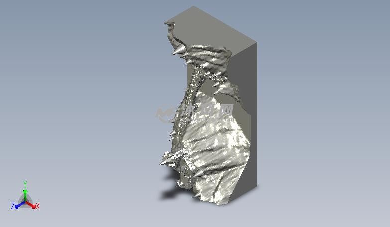 通往城堡的路轴测图