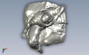 功夫和尚俯视图