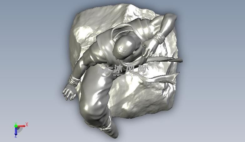 功夫和尚俯视图