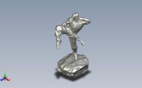 功夫和尚轴测图