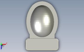 迷你马桶俯视图