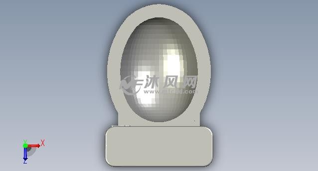 迷你马桶俯视图