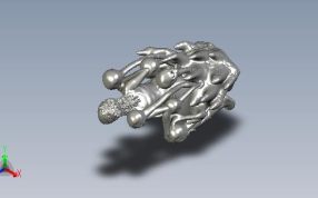 女王雕像轴测图