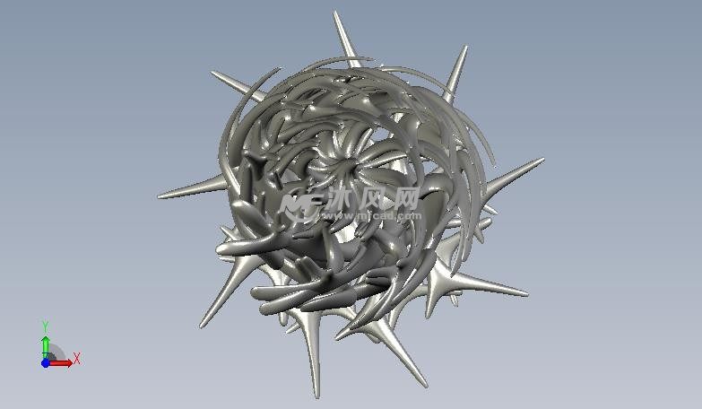 复杂的增长抽象艺术俯视图