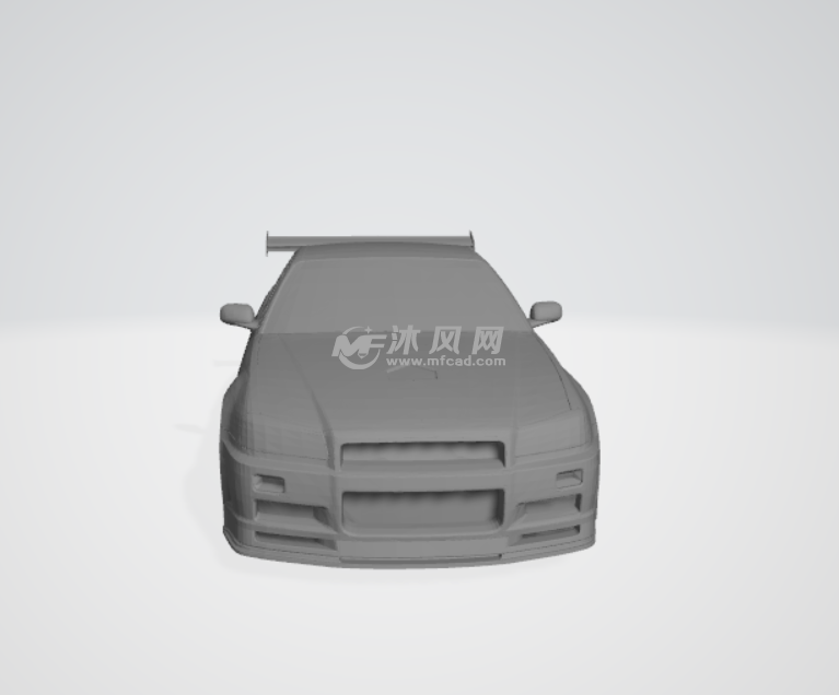 日产Skyline GTR正视图 