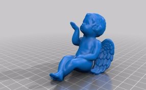 小天使装饰品左视图