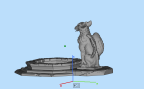格里芬喷泉右视图