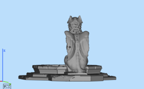 格里芬喷泉后视图