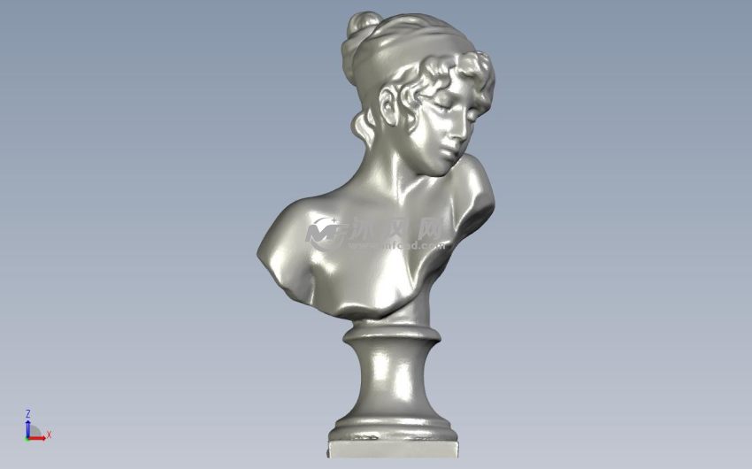 苏菲的头像正视图