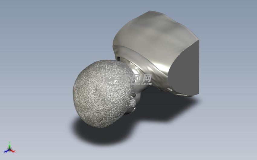 黑火药半身像俯视图