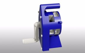 空袭警报器左视图