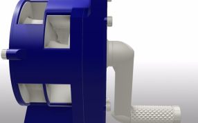 空袭警报器右视图