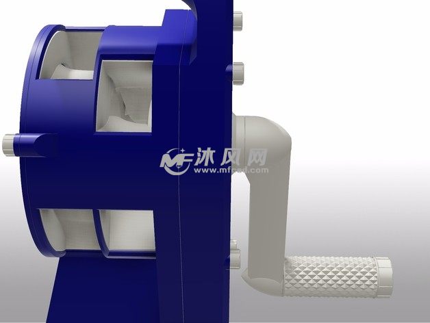 空袭警报器右视图