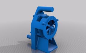 空袭警报器侧视图