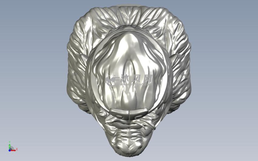 孙悟空头像俯视图