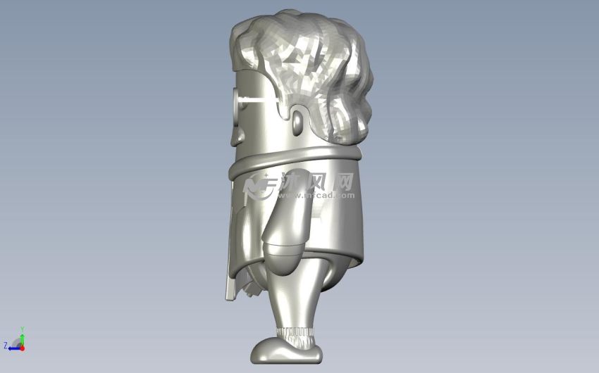 迷你沃尔特侧视图