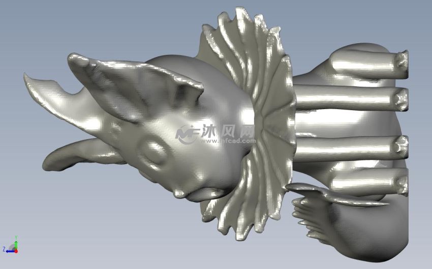 口袋妖怪水精灵侧视图