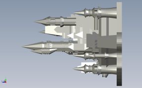 灰姑娘城堡侧视图