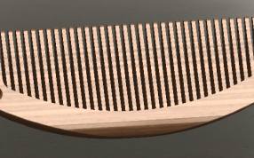 古典木梳子抛光后