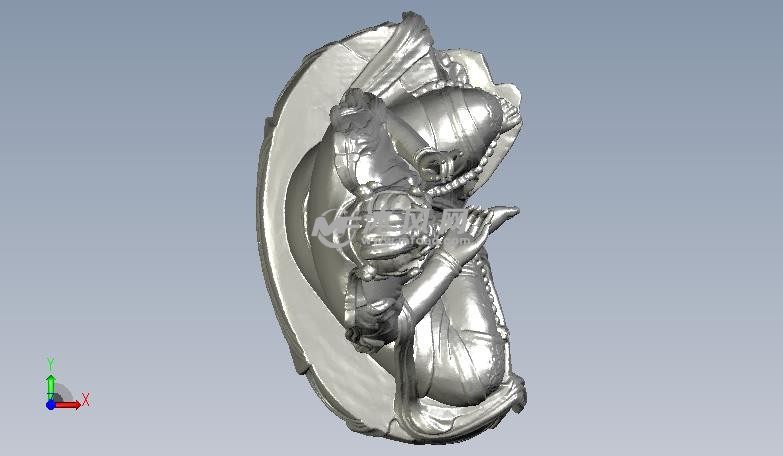 观音坐像俯视图