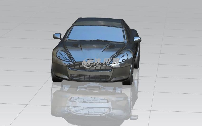 阿斯顿马丁正面图