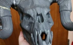 3D打印恶魔头骨