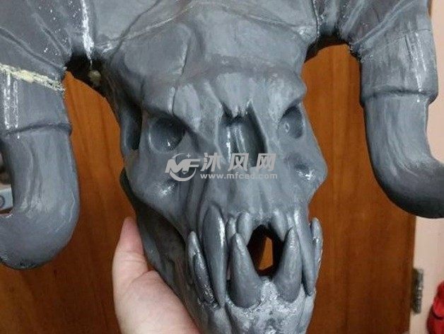 3D打印恶魔头骨