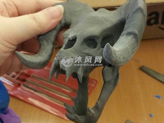 恶魔头盖骨模型