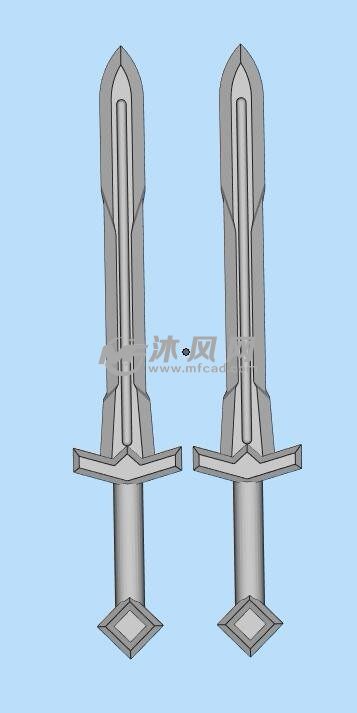 骑士剑模型