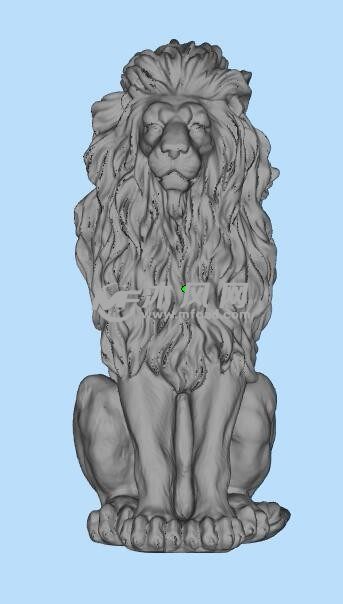 狮子雕塑模型