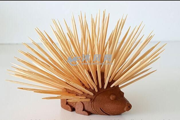 竹签刺猬模型