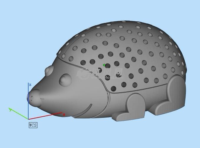 刺猬三维模型