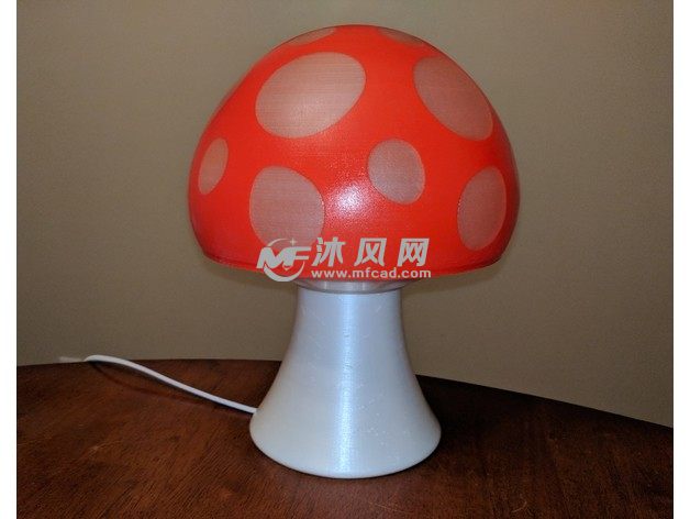 发光的蘑菇灯展示图