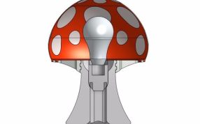 发光的蘑菇灯解析图