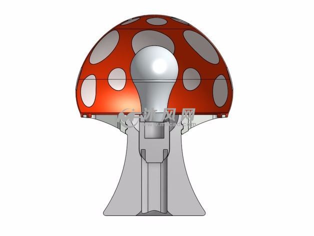 发光的蘑菇灯解析图