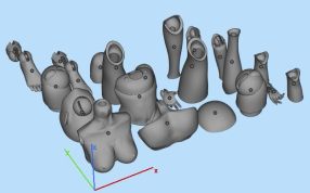 玩具人偶零件图