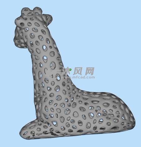 镂空长颈鹿灯罩