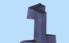 中央电视台右视图