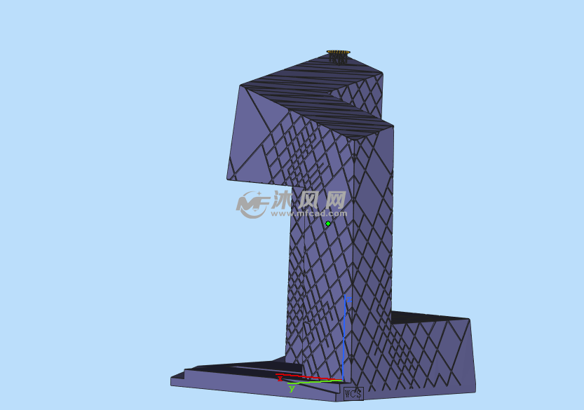 中央电视台右视图