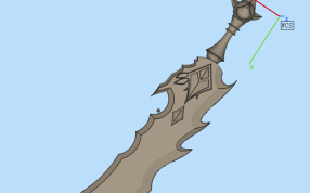 蛮王的刀3D展示图