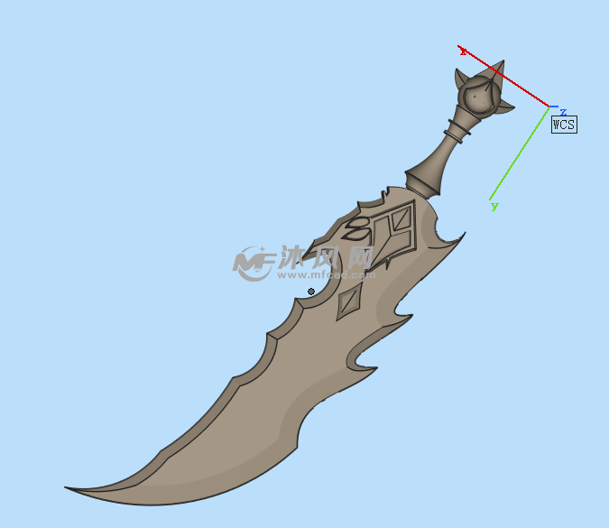 蛮王的刀3D展示图