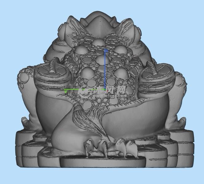 蟾蜍三维模型