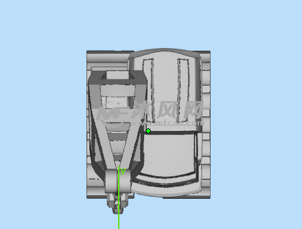 玩具起重机俯视图