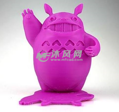 龙猫笔架正视图