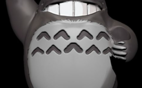 龙猫笔架实物图