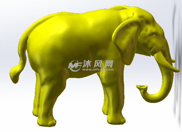 大象侧面效果图