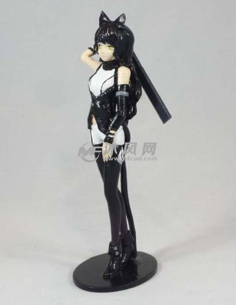 侧视图打印成品