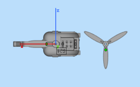 直升飞机模型俯视图