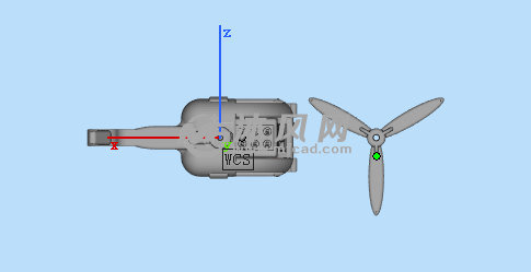 直升飞机模型俯视图
