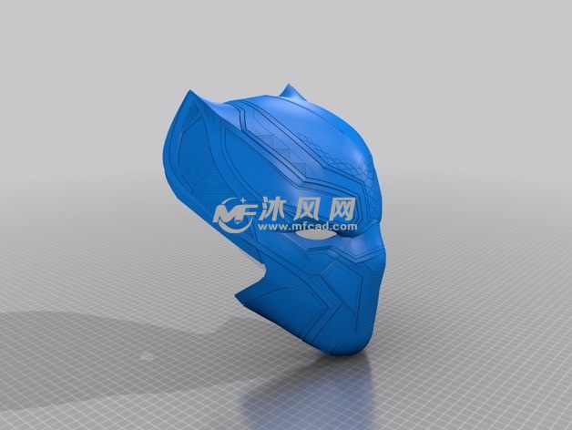 黑豹面具侧视图 